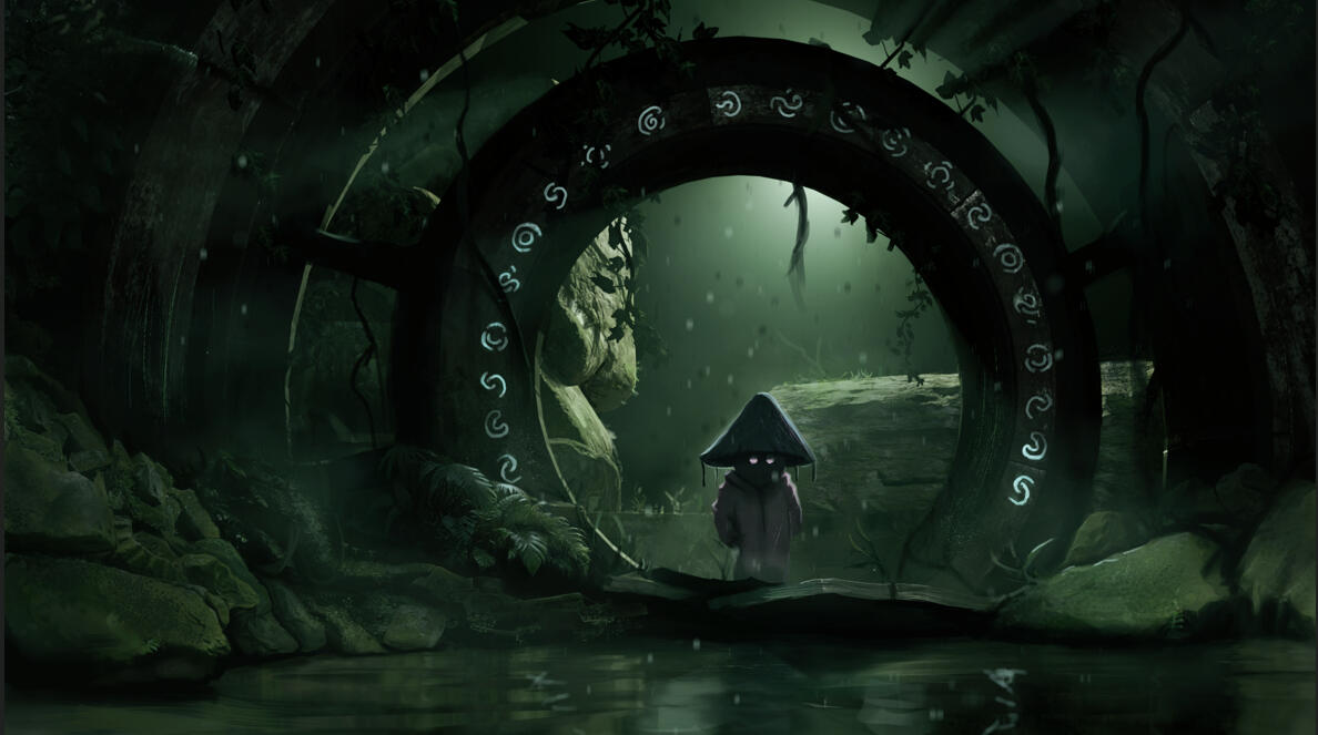 swamp portal concept art